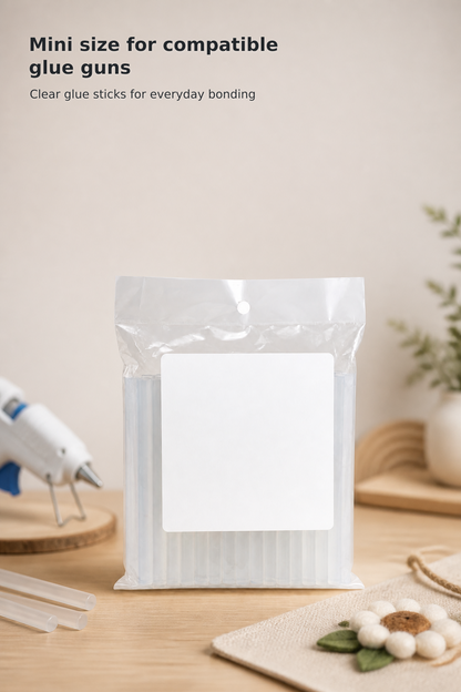 Clear glue sticks for everyday bonding