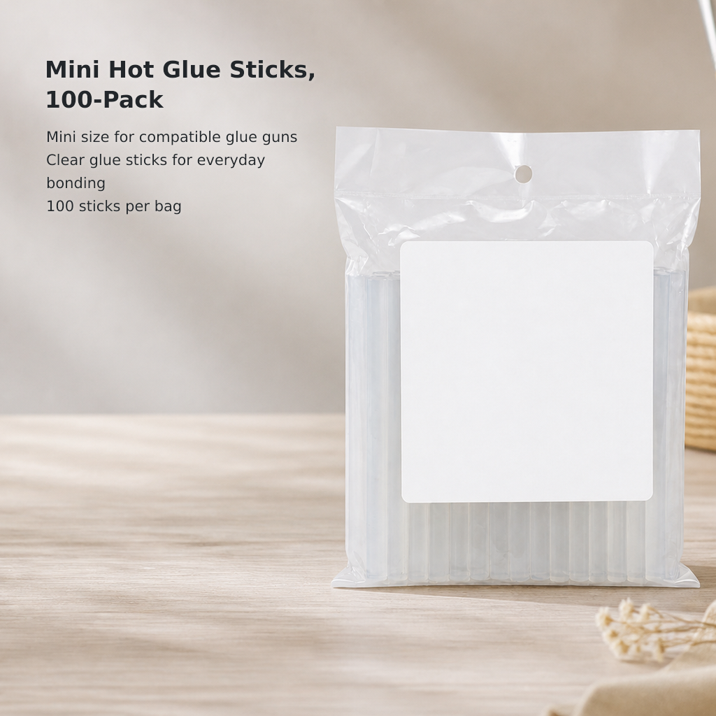 Clear glue sticks for everyday bonding